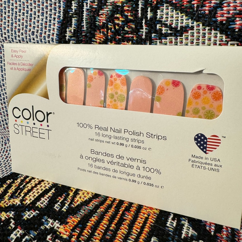 BRAND NEW Color Street Main Squeeze nail polish strips.